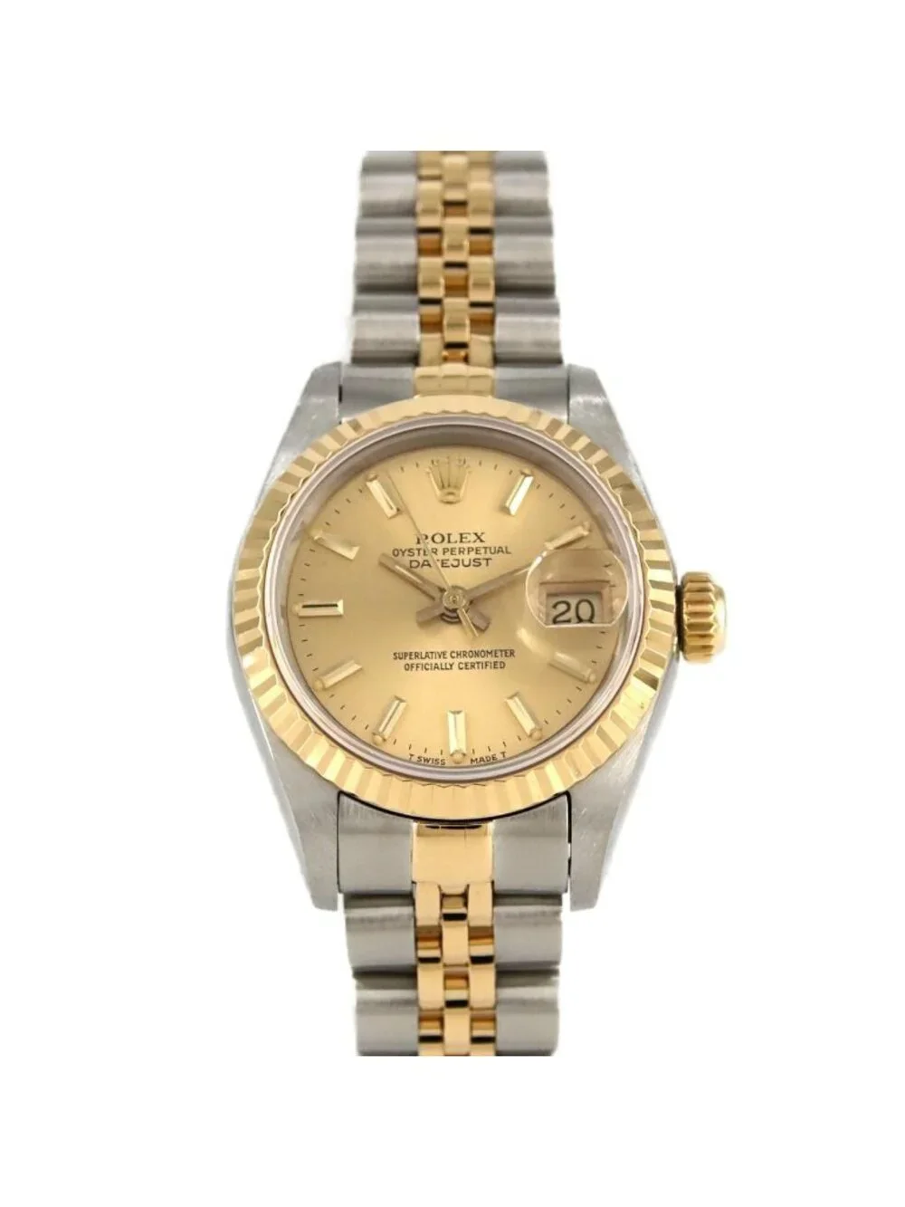 Rolex Datejust Stainless Steel Yellow Gold Automatic Watch